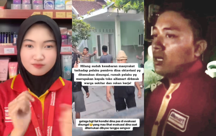 Video Mencekam, Diduga Rumah Pelaku Pembunuhan Dina Oktaviani Diamuk Massa Buat Polisi Kewalahan